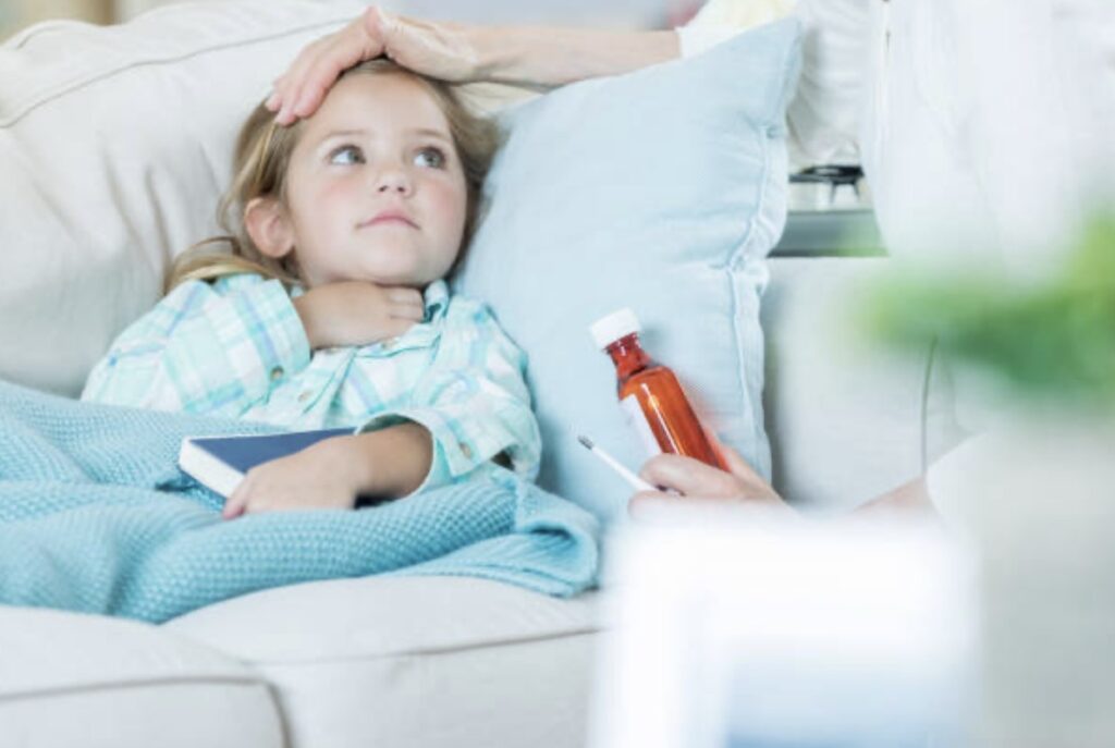 child sore throat remedies