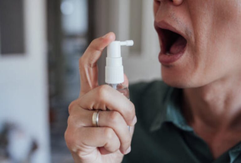 homemade sore throat spray