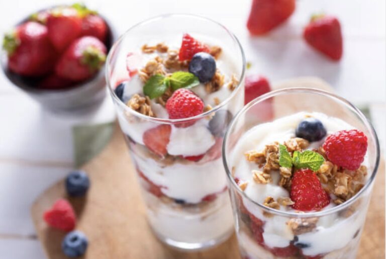 yogurt with wheat germ